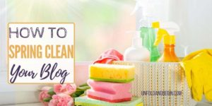 Spring clean your blog
