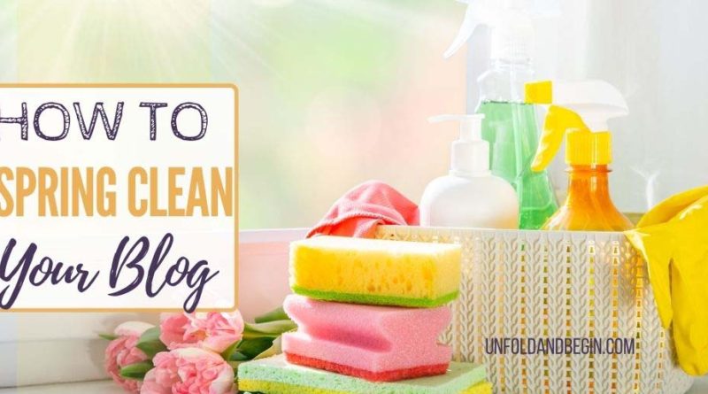 Spring clean your blog